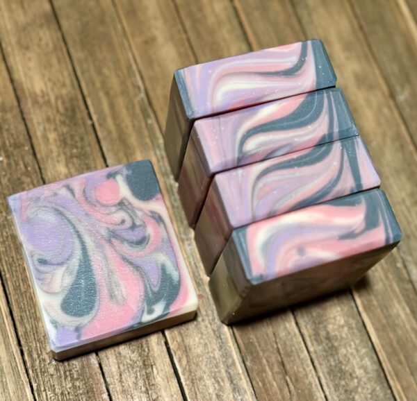 Black Raspberry Vanilla handcrafted palm-free vegan soap