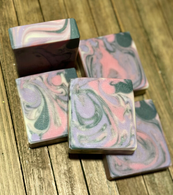 Black Raspberry Vanilla handcrafted palm-free vegan soap