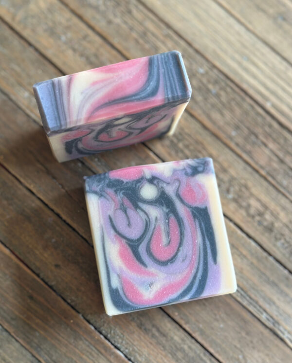 Black Raspberry Vanilla handcrafted palm-free vegan soap