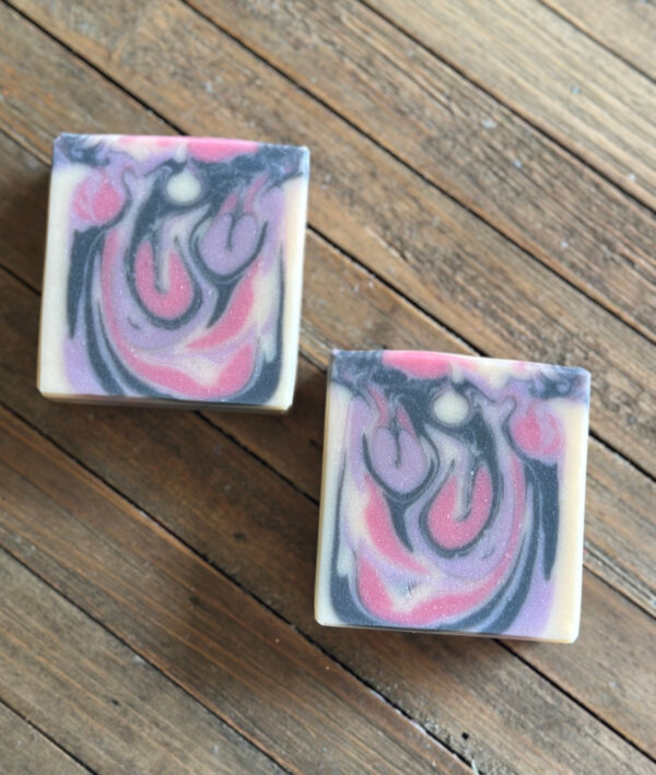Black Raspberry Vanilla handcrafted palm-free vegan soap