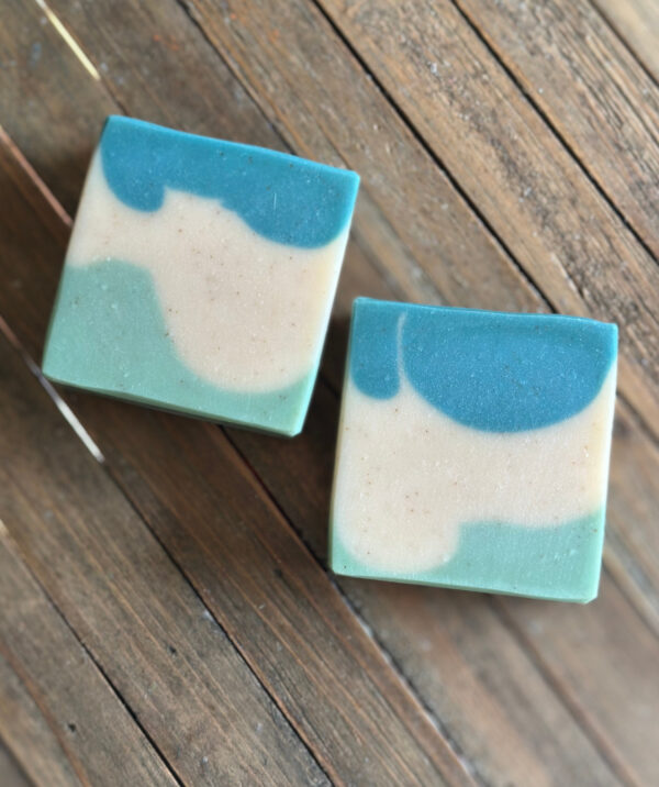 Green Tea & Cucumber handcrafted palm-free vegan soap