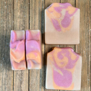 Juicy Peach handcrafted palm-free vegan soap