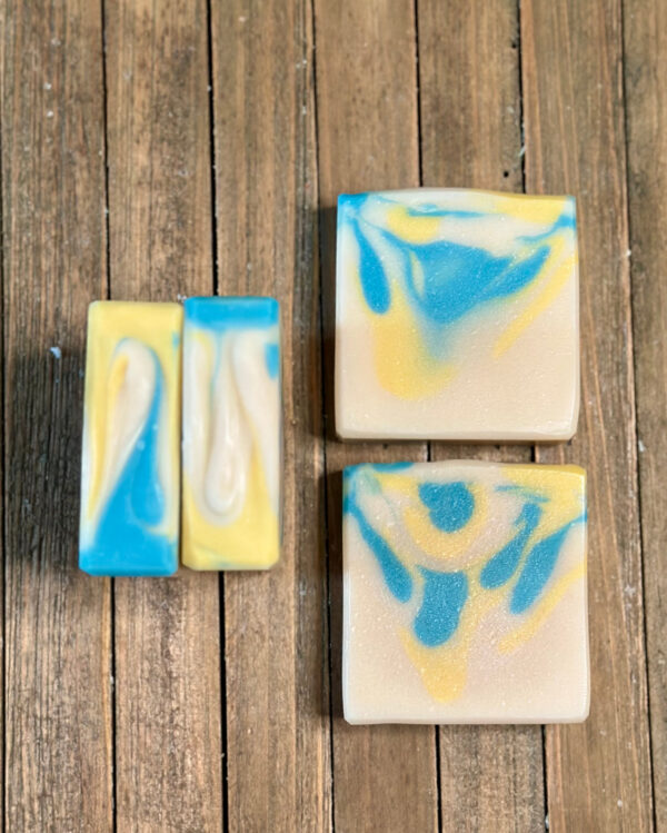 Mint + Eucalyptus handcrafted palm-free vegan soap