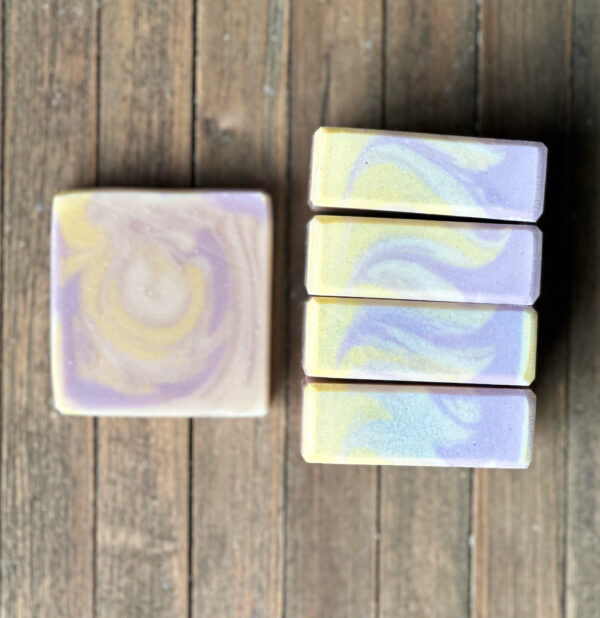 Lavender Chamomile handcrafted palm-free vegan soap