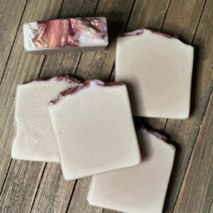 Apple handcrafted coconut milk vegan soap