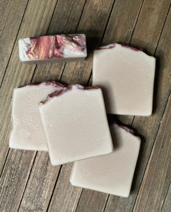 Apple handcrafted coconut milk vegan soap